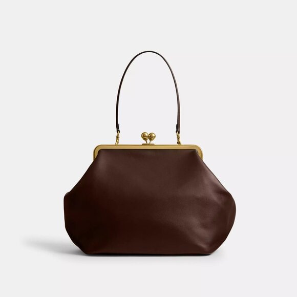 BNIB NWT Authentic Coach Kisslock Framebag - Picture 1 of 6